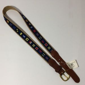 NWT Leatherman Khaki Signal Flag Belt Size 34